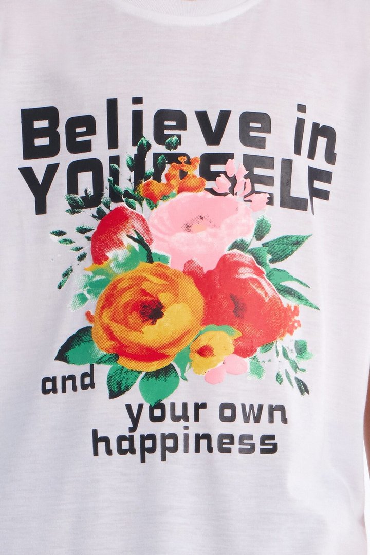 Mini Gotta Believe In Yourself Short Set - White/Black