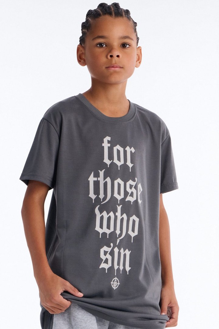 Mini For Those Who Sin Short Set - Grey