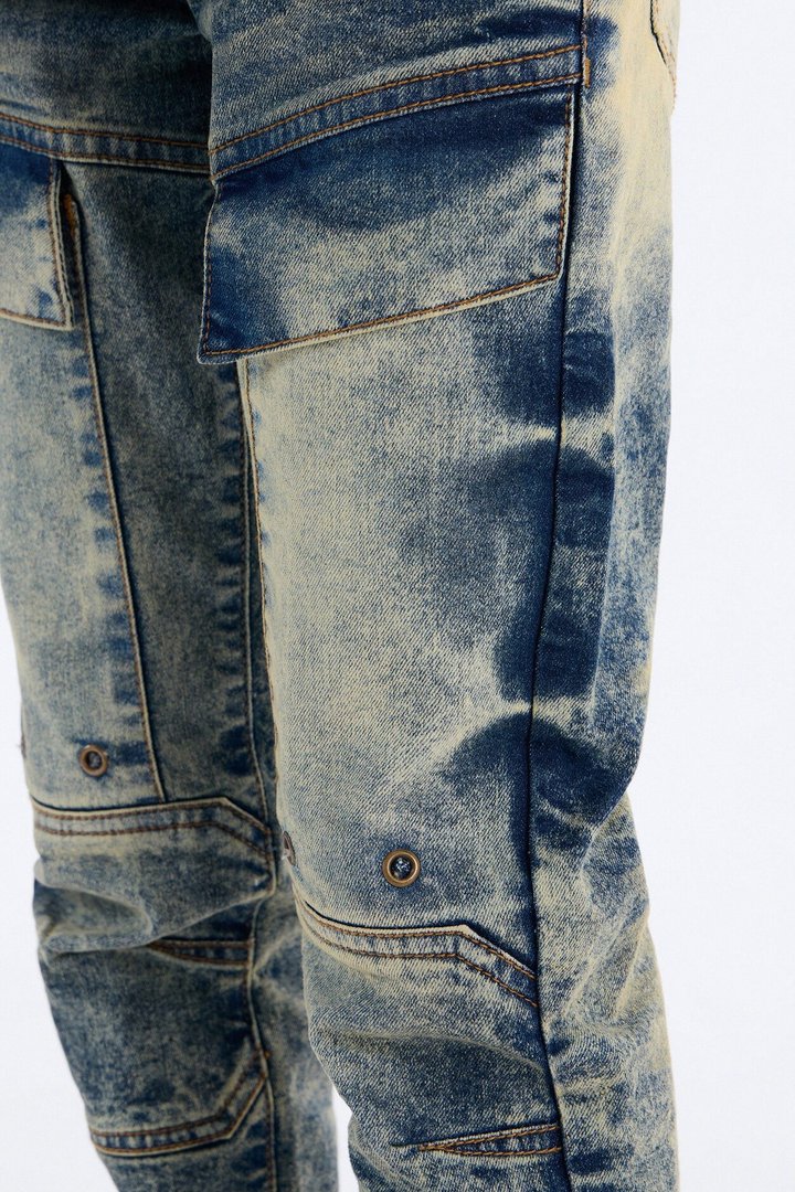 Mini Just Let Me Know Jeans - Stone Blue Wash