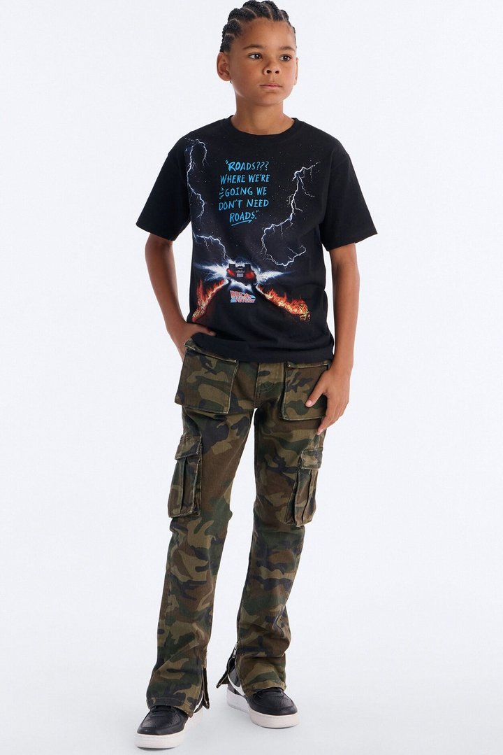 Mini Hunter Slim Cargo Pants - Camouflage