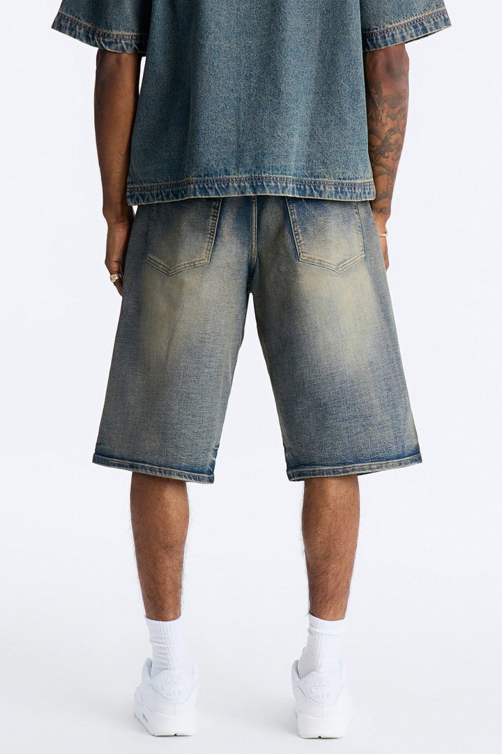 Baggy Vintage Royalty Denim Short - Vintage Wash
