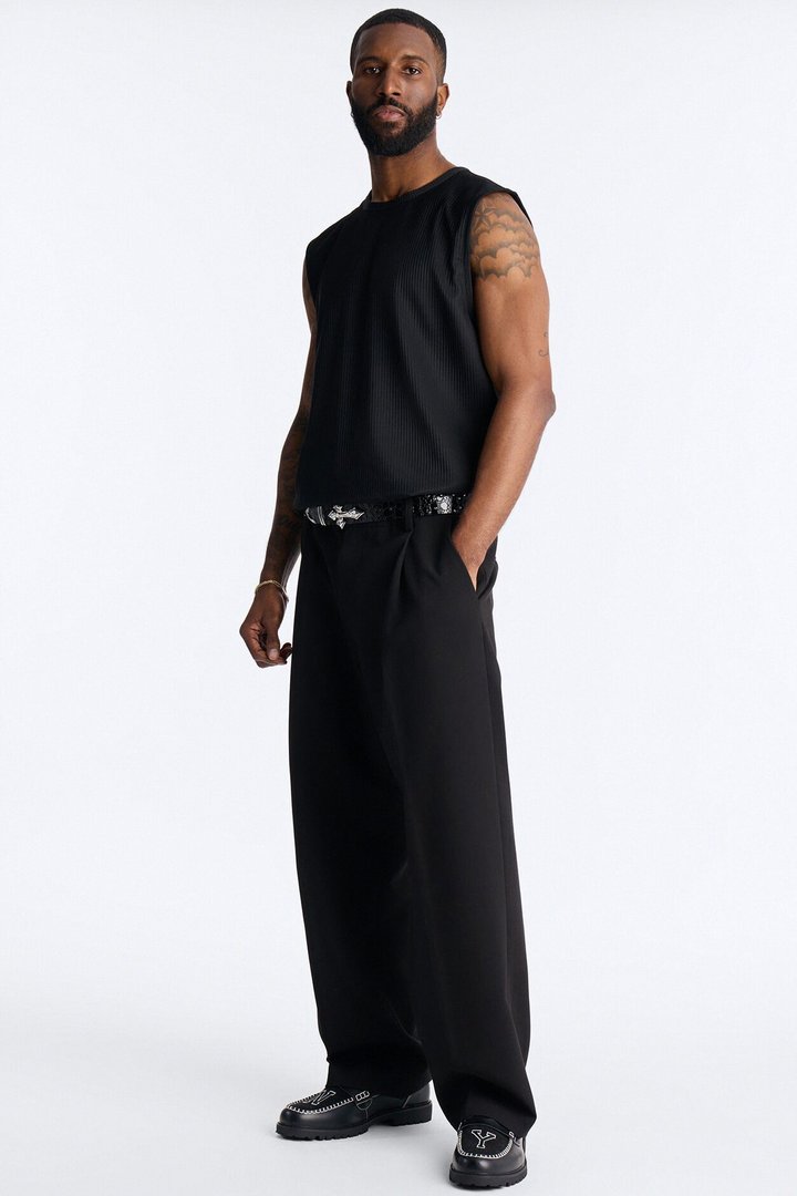 Show Up Muscle Tank - Black