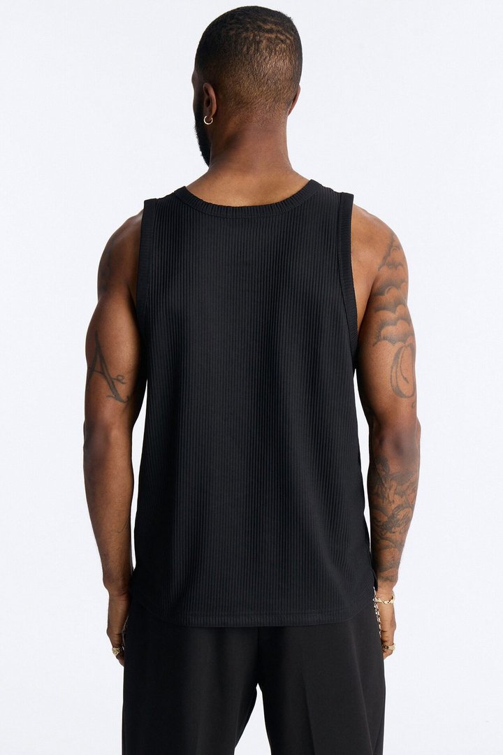 Show Up Tank Top - Black