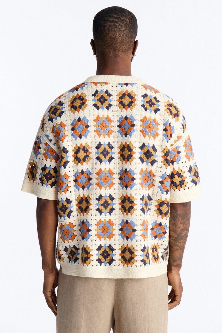 Florian Short Sleeve Johnny Polo - Cream