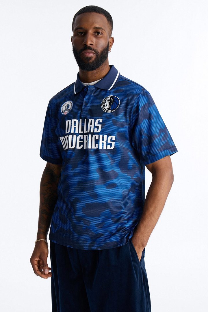 Mavs Digi Camo Soccer Top - Blue