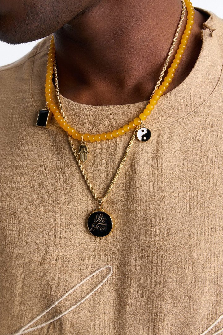 Zen Rebel Necklace Set - Gold