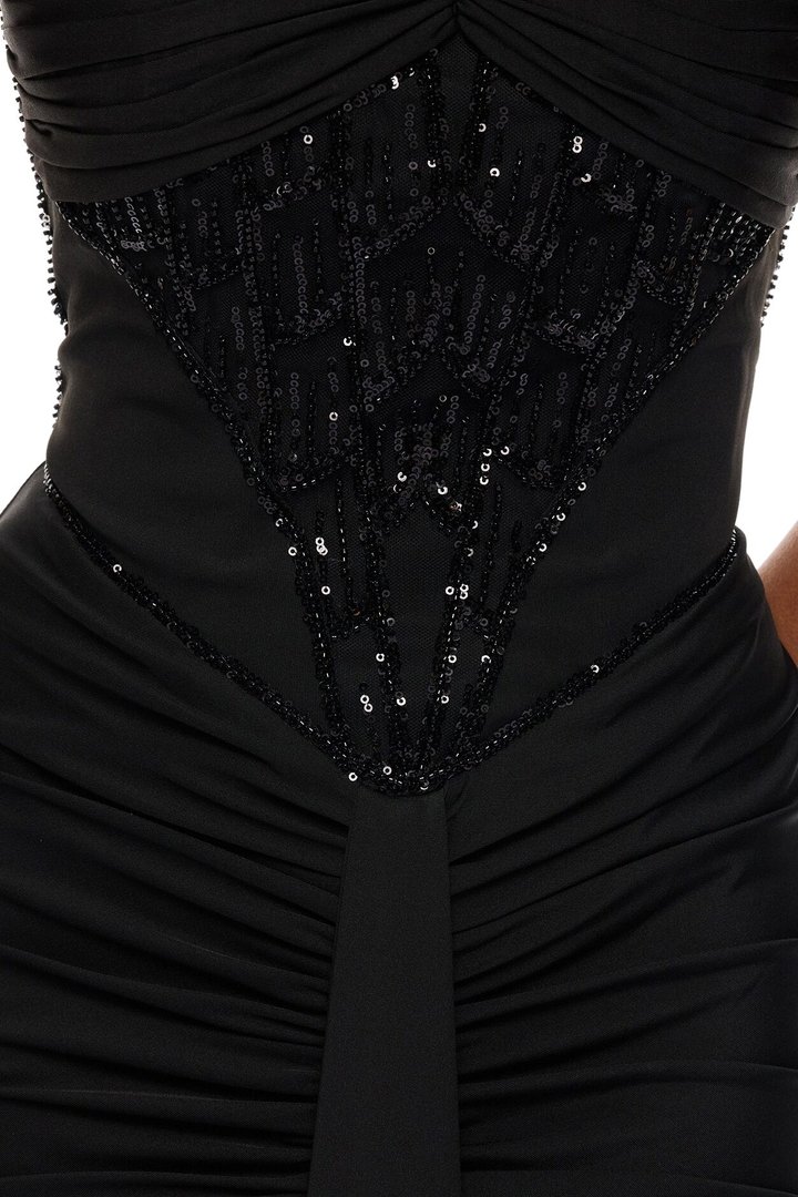 Party All Night Embellished Maxi Dress - Black