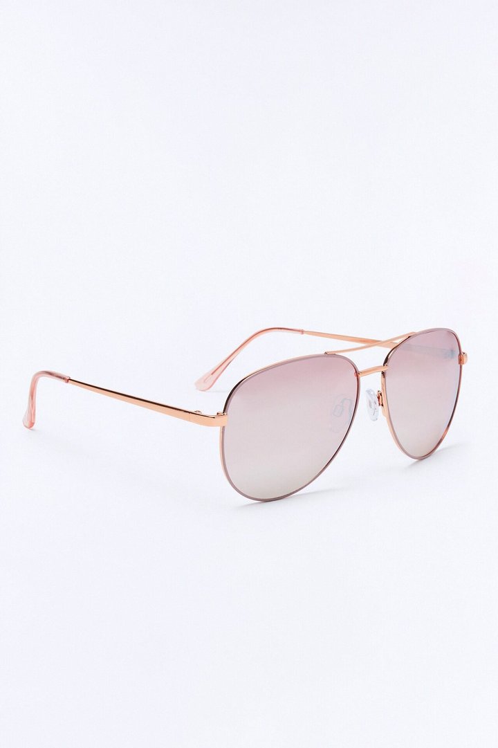 Crew Aviator Sunglasses - Rose Gold