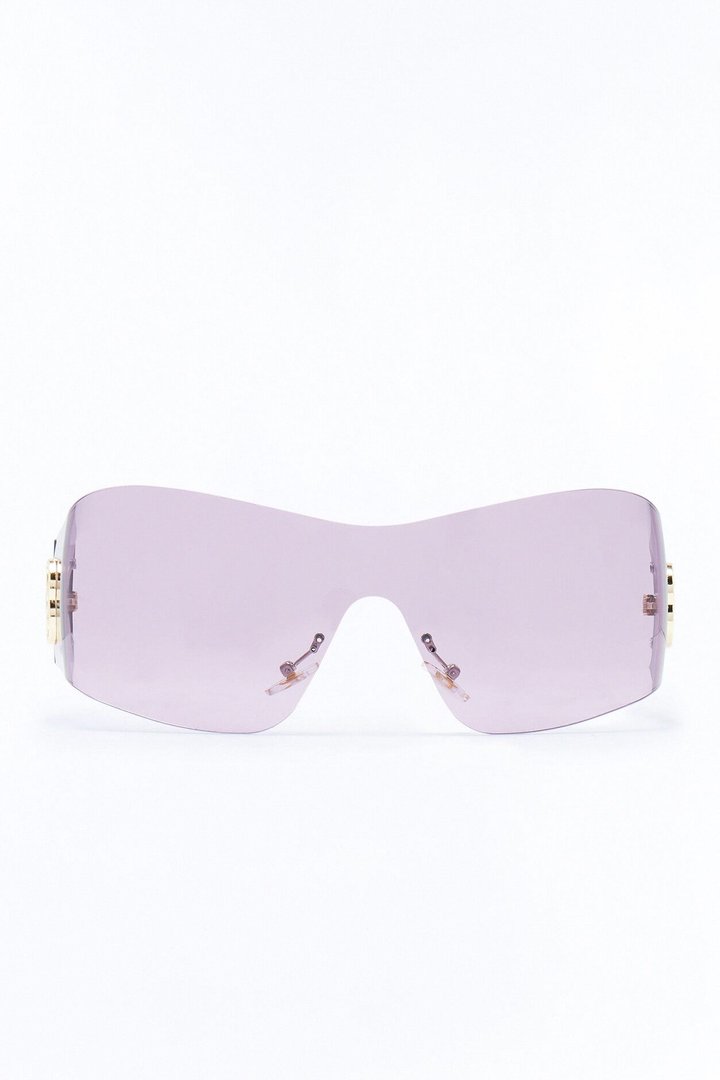 Hot Shot Shield Sunglasses - Purple