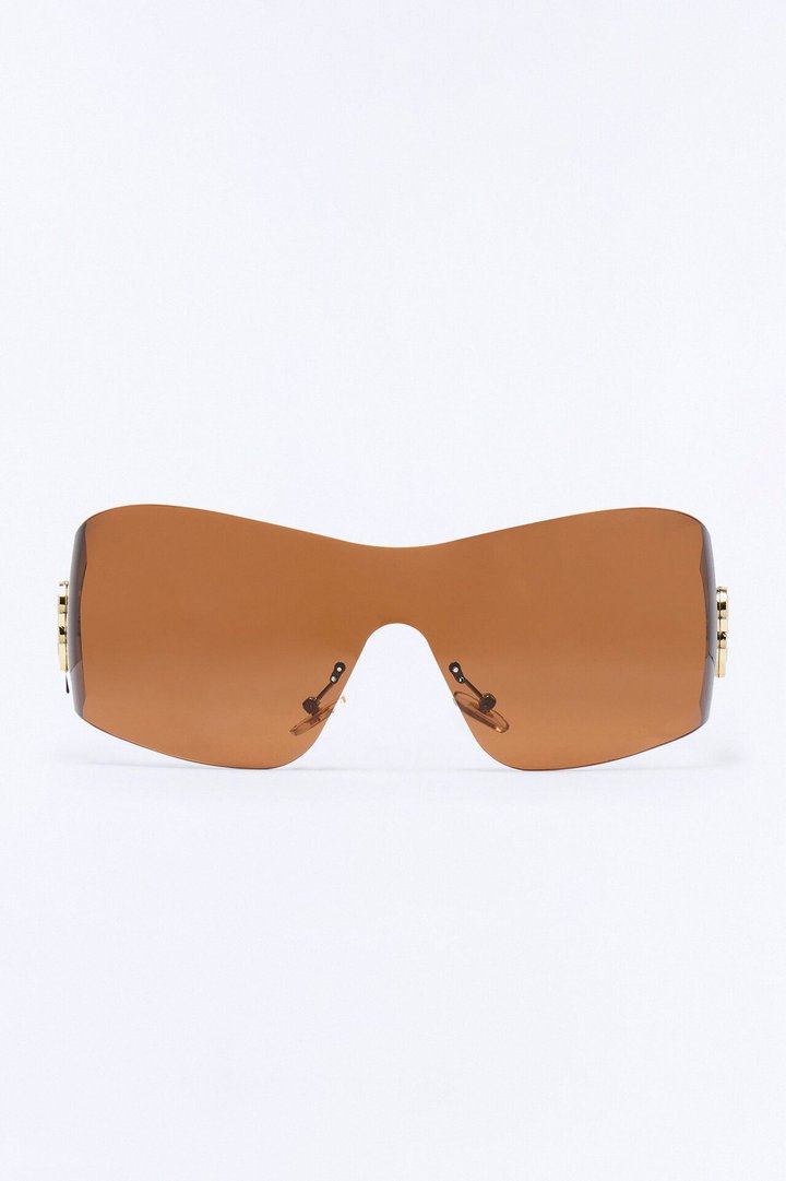Hot Shot Shield Sunglasses - Brown