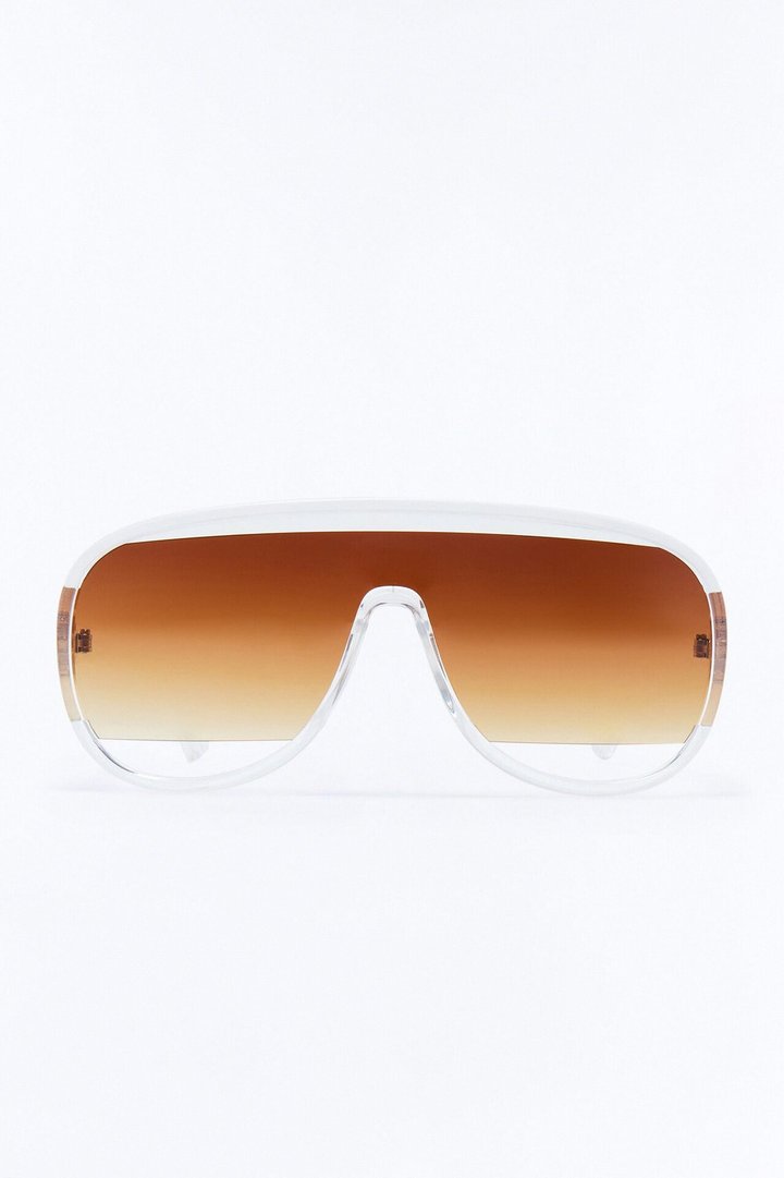 Keep Them Off Aviator Sunglasses - Clear