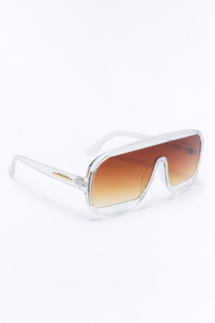 Keep Them Off Aviator Sunglasses - Clear
