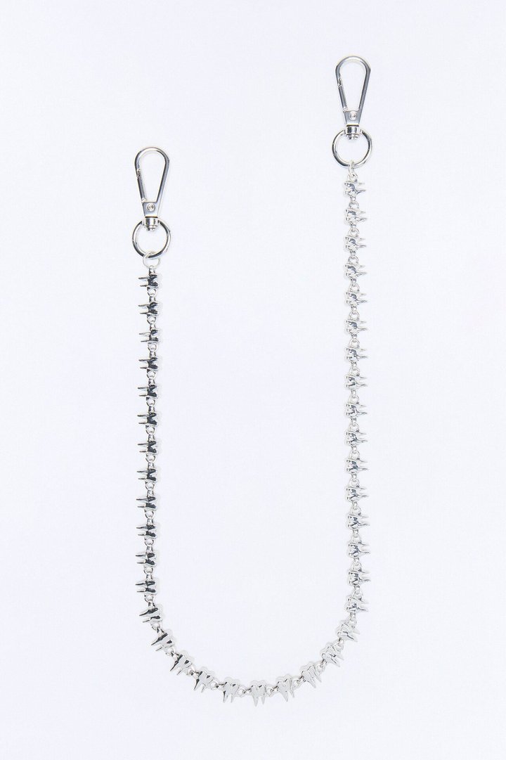 Don't Bite Me Pant Chain - Silver