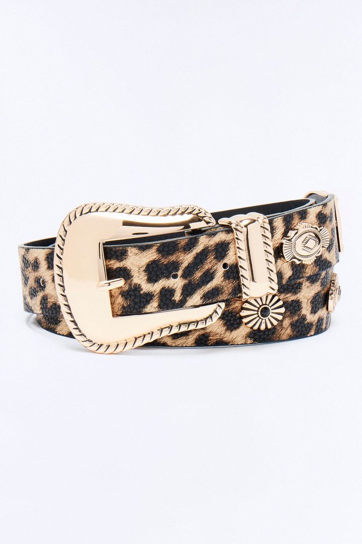 Catch This Leopard Hardware Belt - Leopard