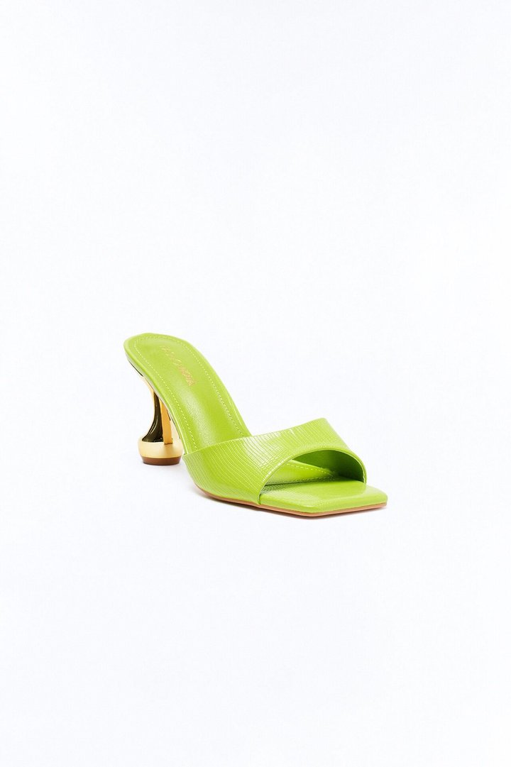 Yuki Novelty Heels - Green