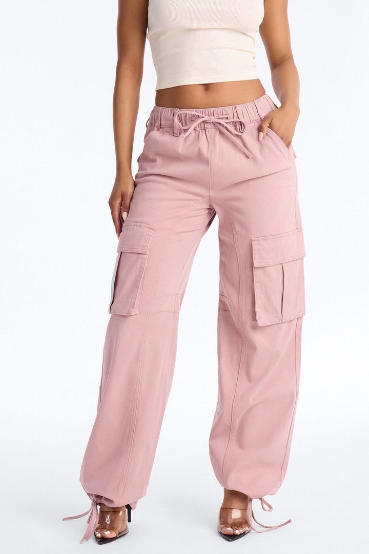 Portland Washed Cargo Pant - Blush