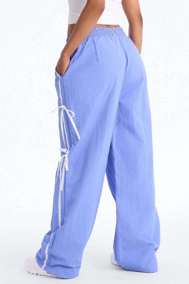 Cindy Windbreaker Track Pant - Periwinkle