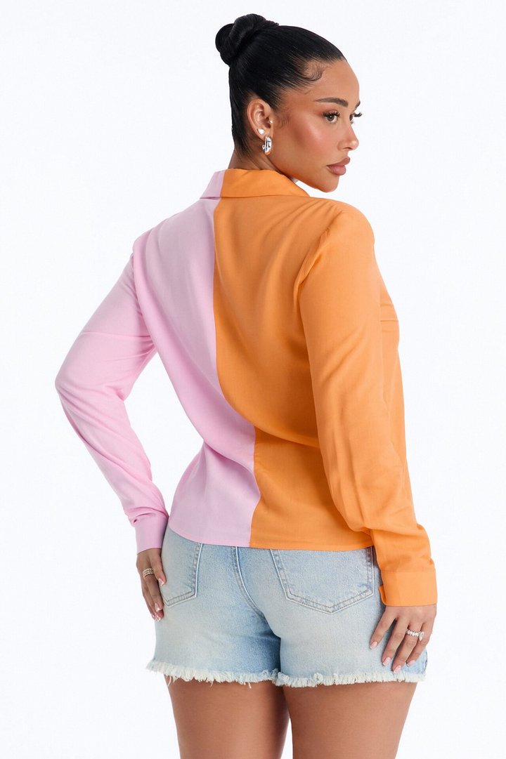 Didn't Cha Know Shirt - Orange/combo