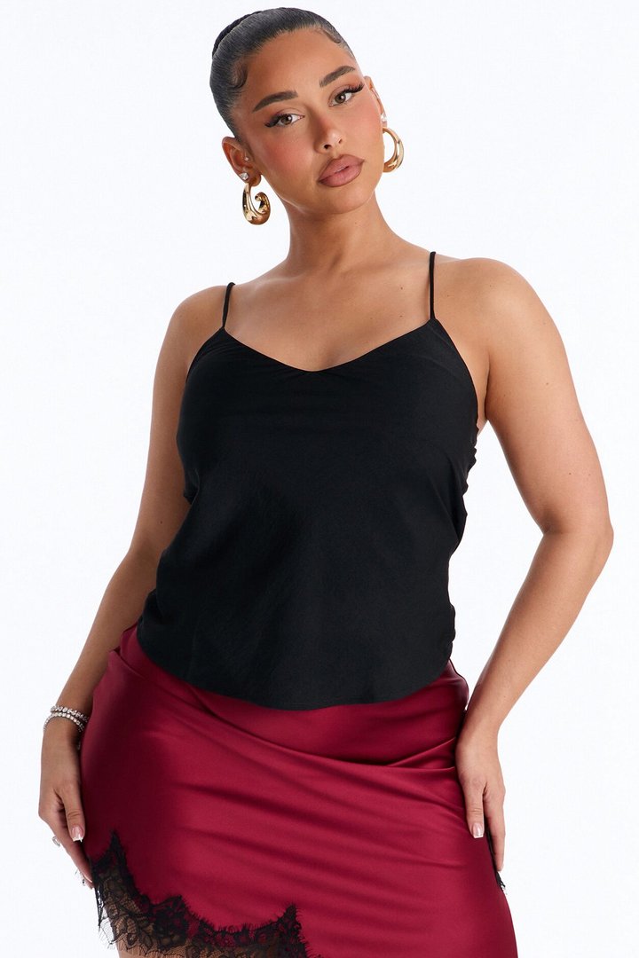 Elissa Airflow Camisole Top - Black