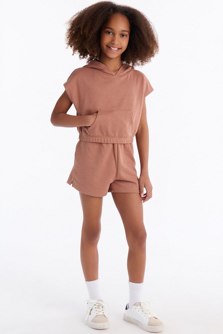 Mini Chill With You Short Set - Taupe