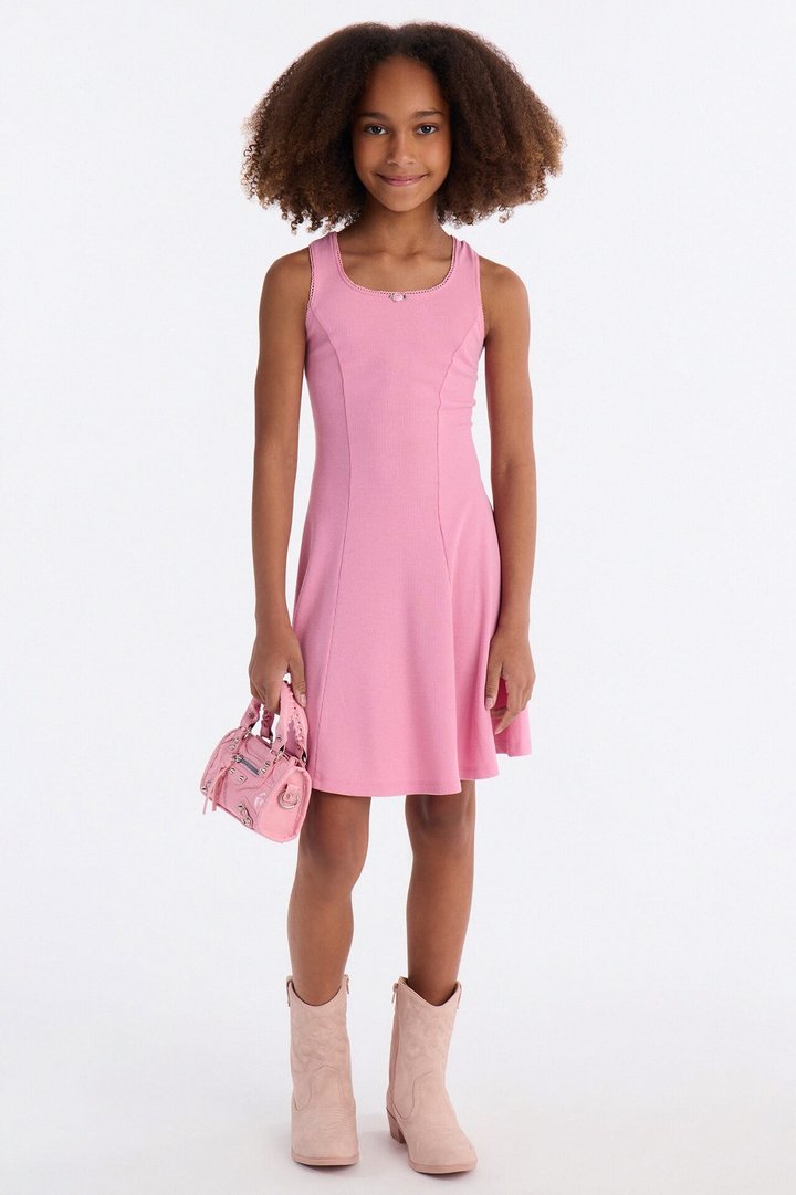 Mini Admiring Me Ribbed Mini Dress - Pink