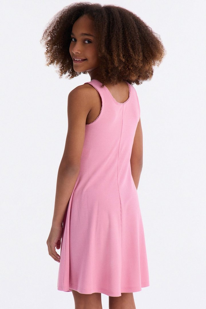 Mini Admiring Me Ribbed Mini Dress - Pink