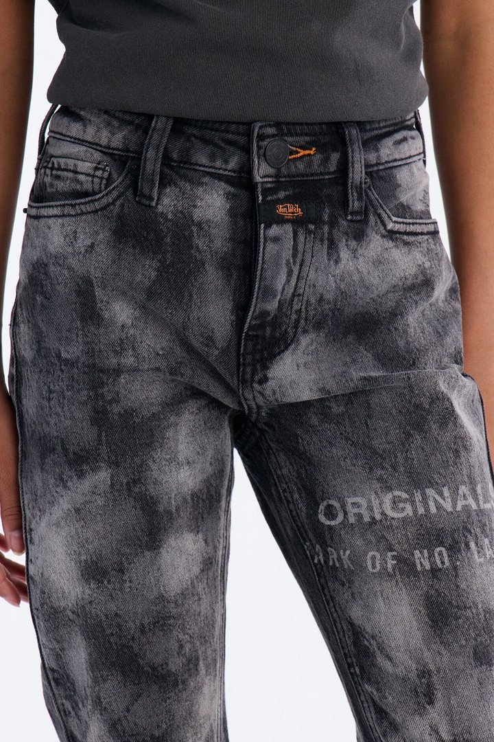 Mini Von Dutch Low Rise Washed Skinny Jeans - Black Wash
