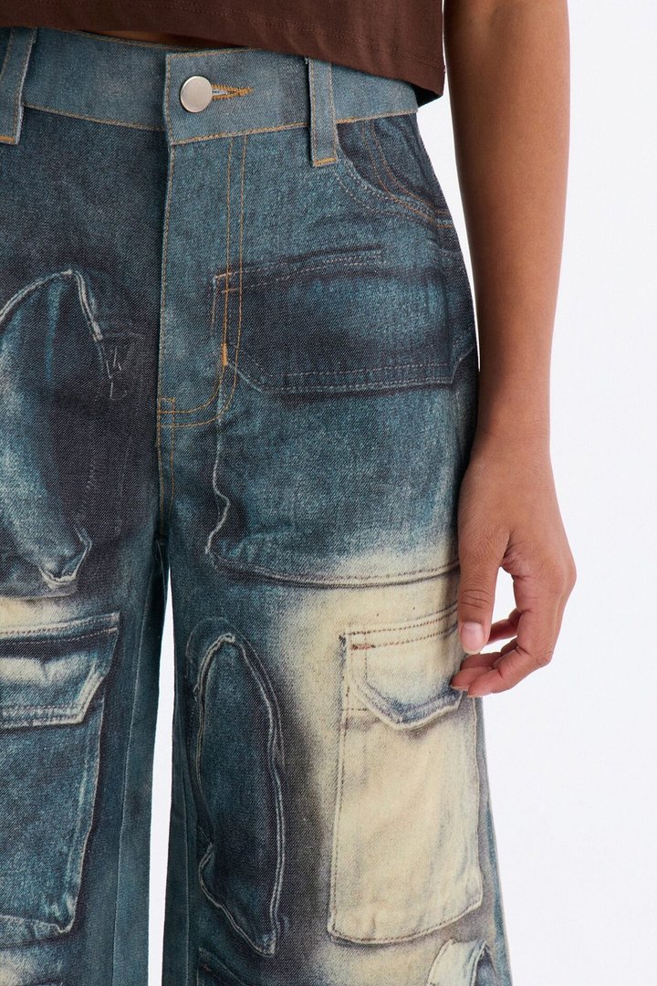 Mini As You Should Jorts - Blue/combo