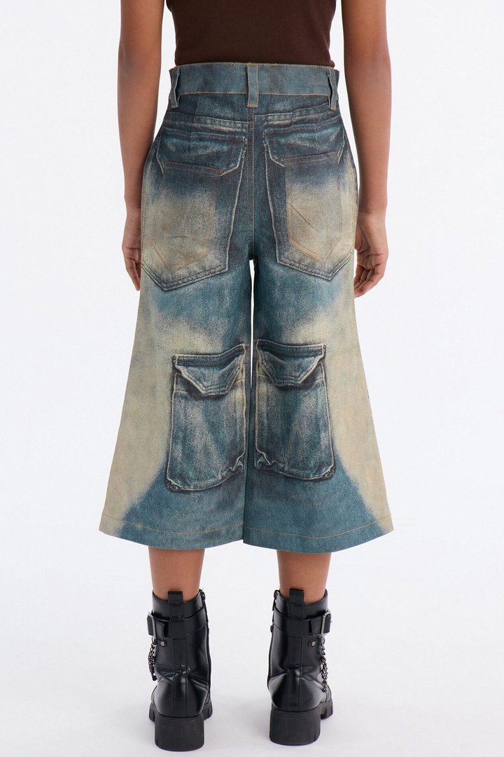 Mini As You Should Jorts - Blue/combo