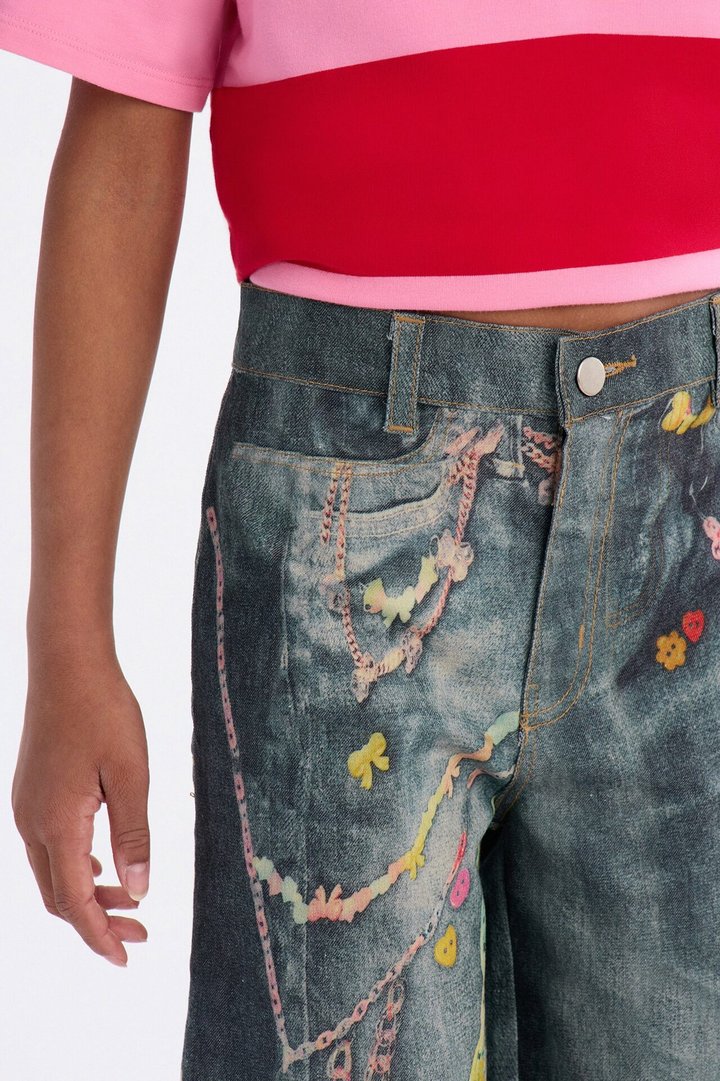 Mini Something New Jorts - Dark Wash