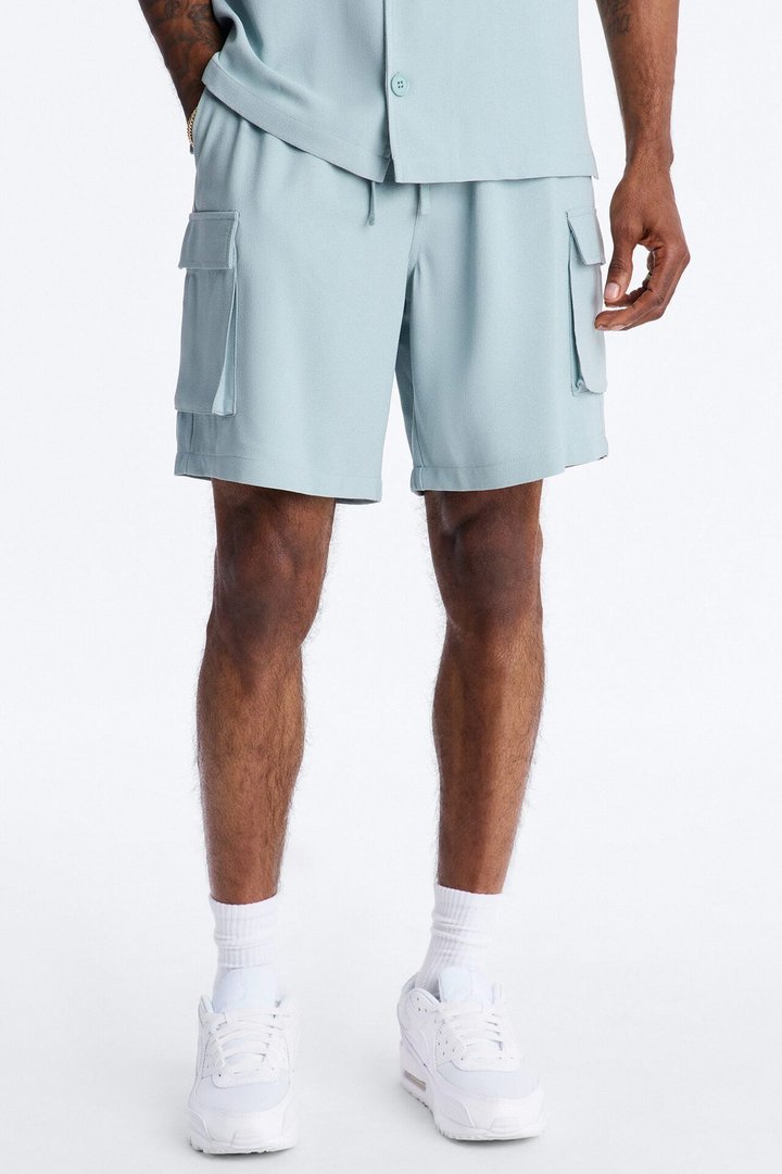 Golden Hour Relaxed Cargo Short - Slate Grey
