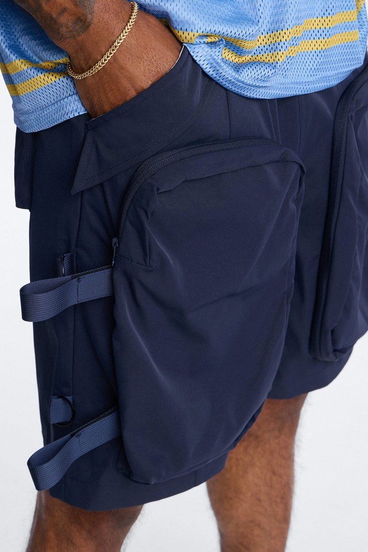 Relaxed Runyon Tech Short - Blue