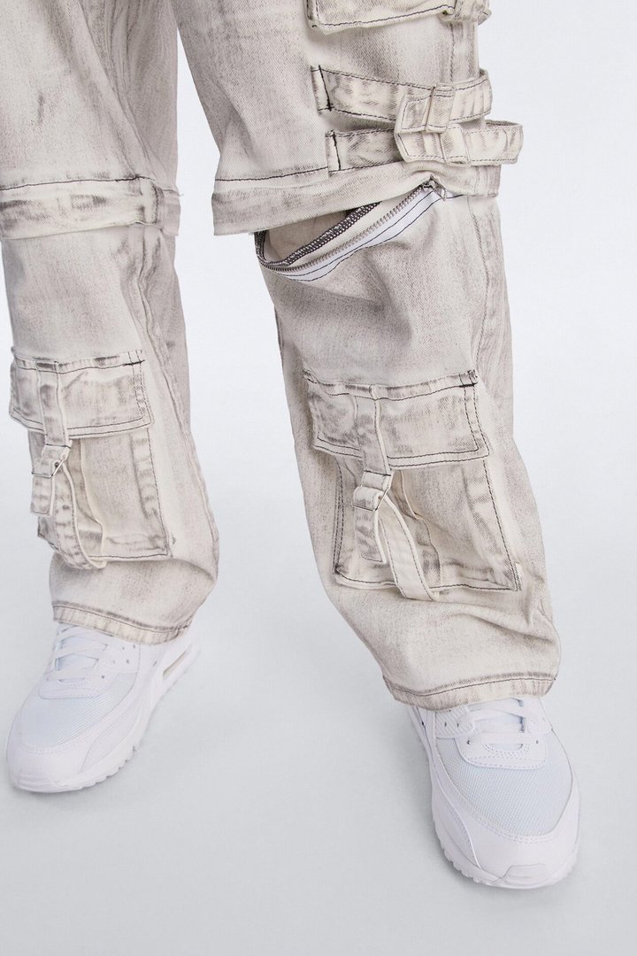Morph City Switch Cargo Jean - Light Grey