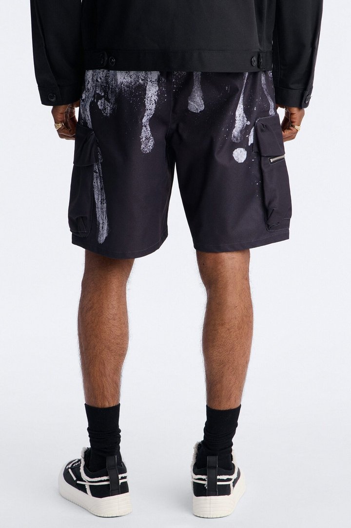 Relaxed Traveling Artist Short - Black/White