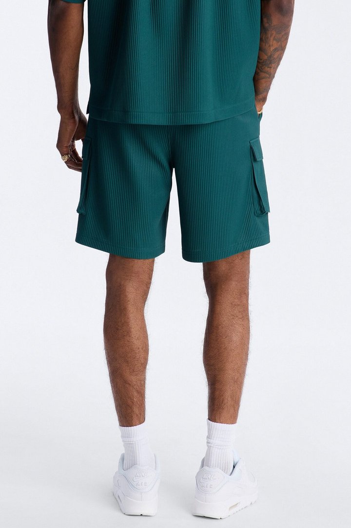 Show Up Relaxed Cargo Short - Teal