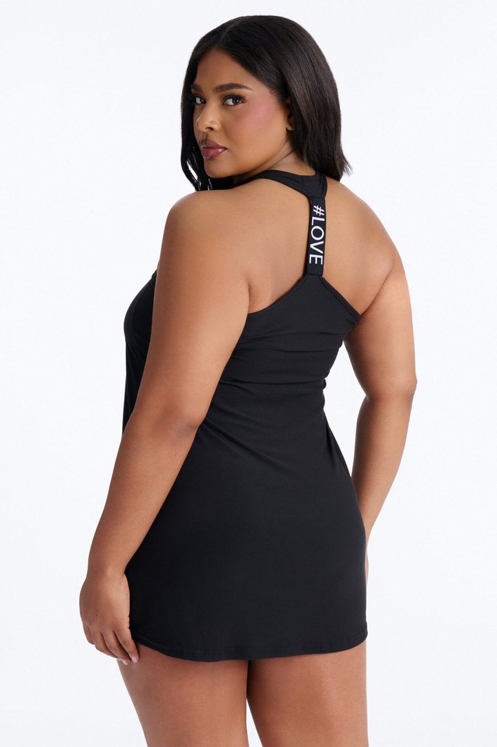 God Is Good PJ Sleep Dress - Black/combo