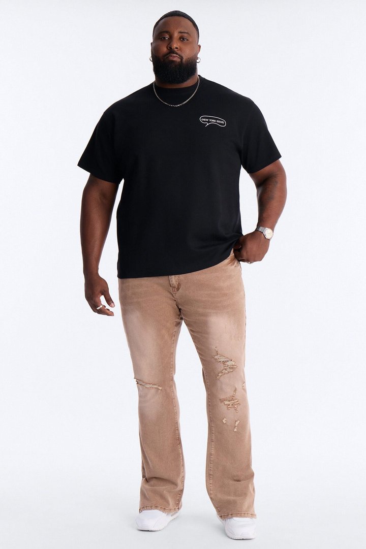 Busy Streets Of NYC Short Sleeve Tee - Black