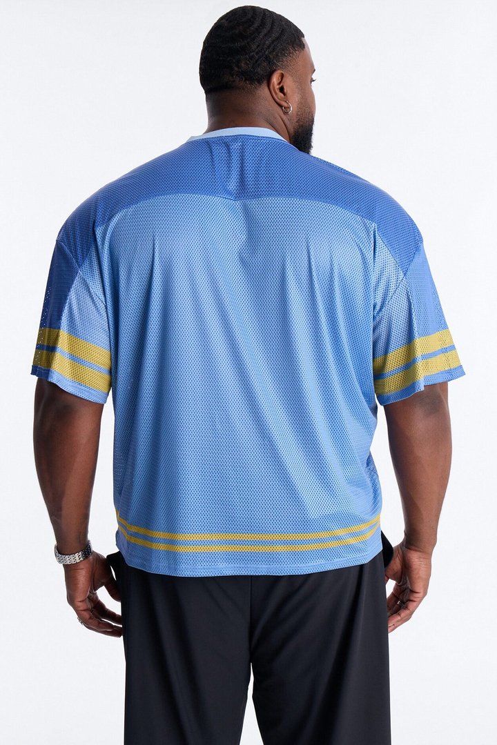 Burning Star Short Sleeve Jersey - Blue