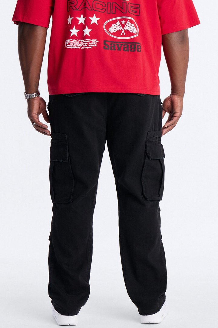 Straight Carter Point Utility Pant - Black