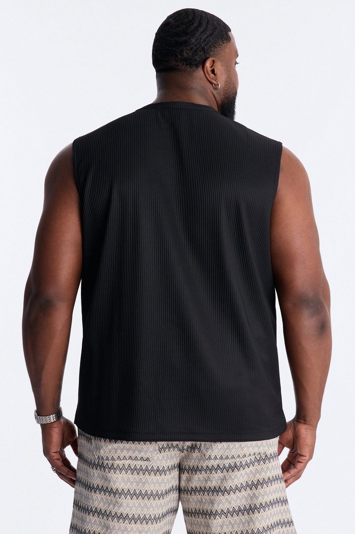 Show Up Muscle Tank - Black