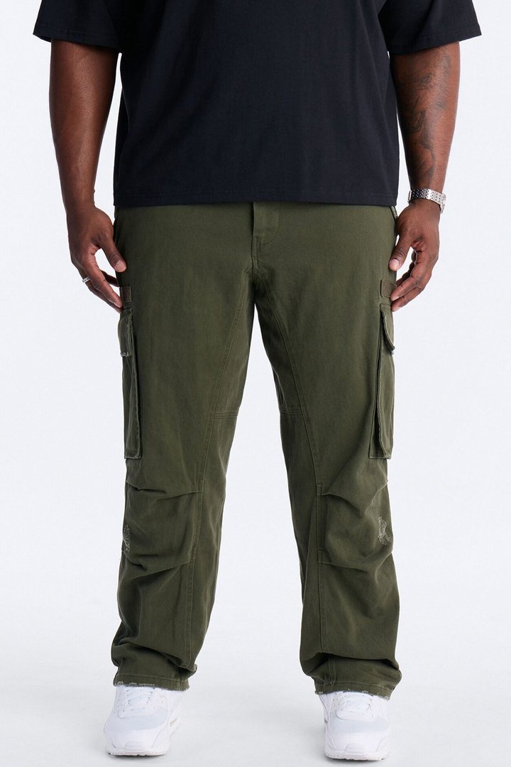 Straight Carter Point Utility Pant - Olive