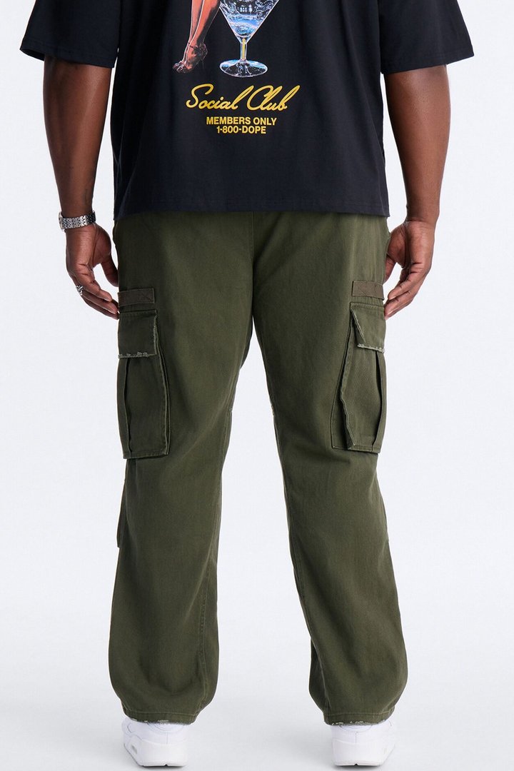 Straight Carter Point Utility Pant - Olive
