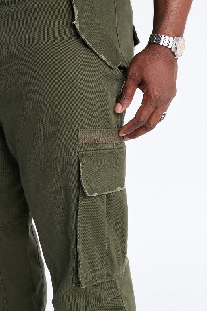 Straight Carter Point Utility Pant - Olive