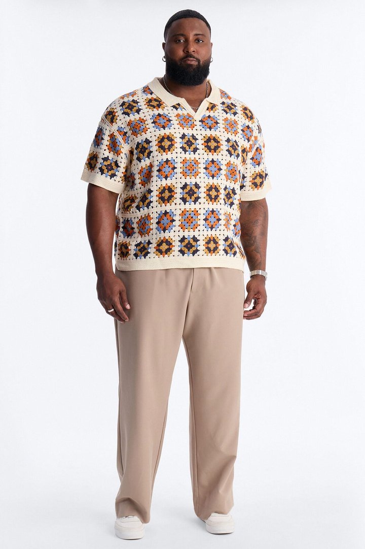 Florian Short Sleeve Johnny Polo - Cream
