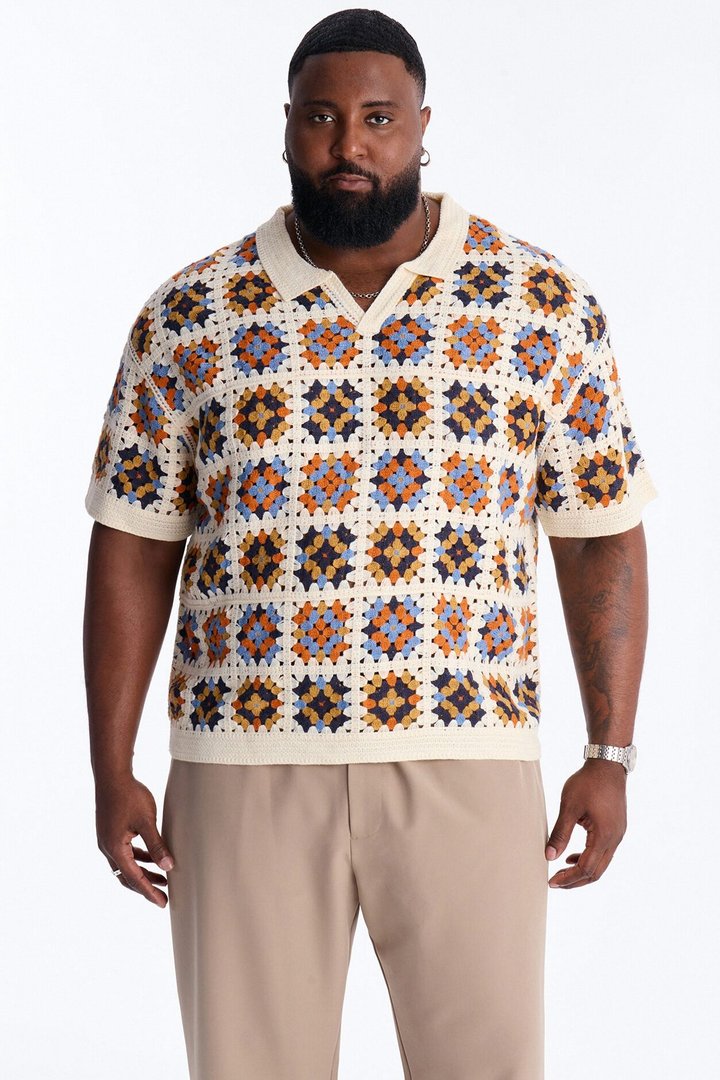 Florian Short Sleeve Johnny Polo - Cream