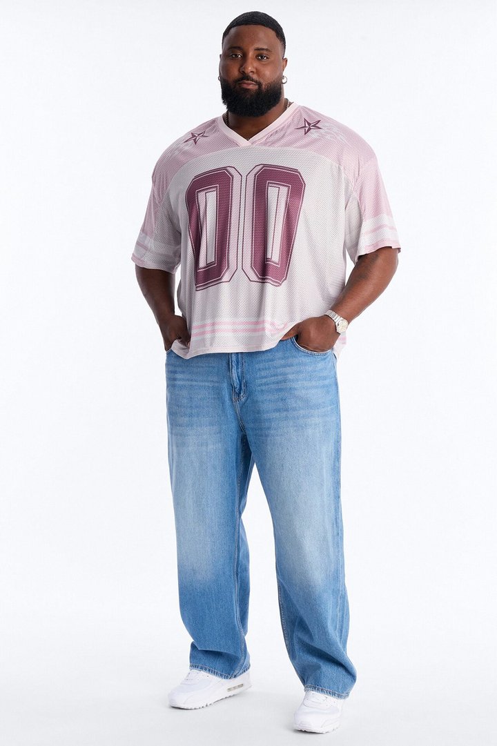 Burning Star Short Sleeve Jersey - Pink