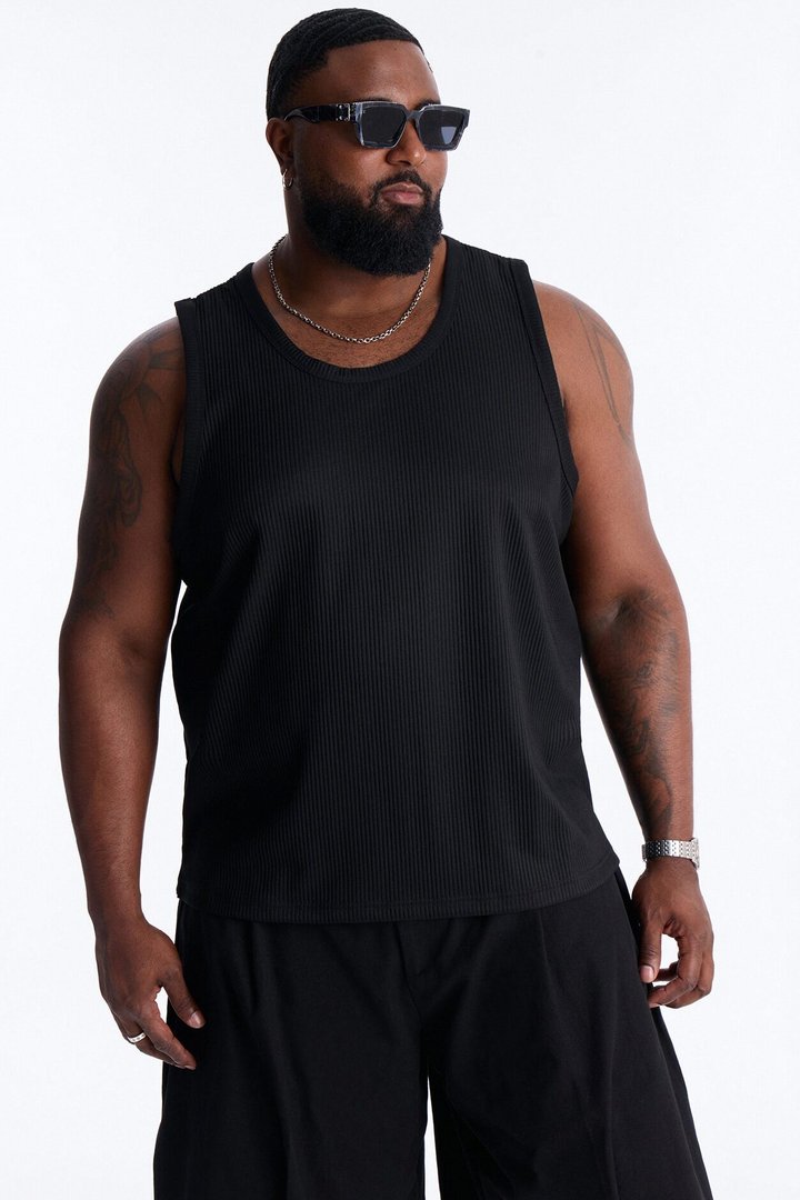 Show Up Tank Top - Black