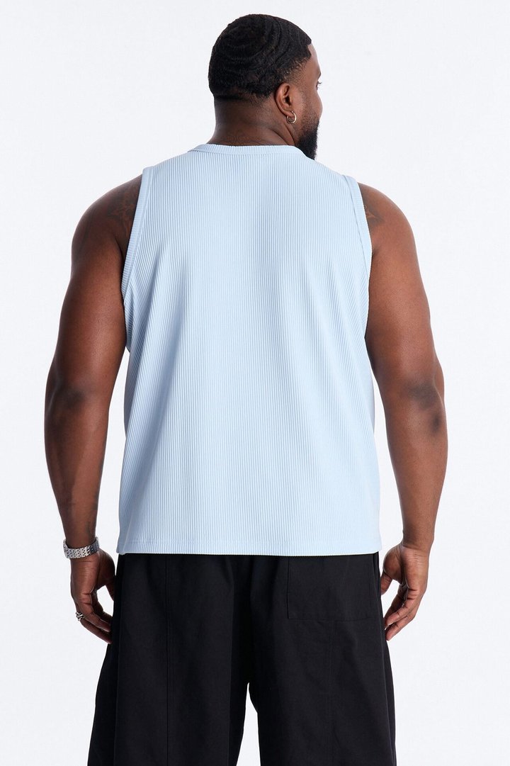 Show Up Tank Top - Light Blue