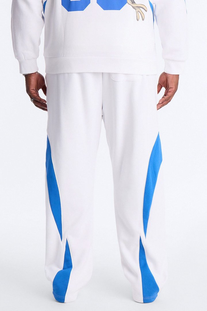 Space Jam Toon Squad Paneled Straight Sweat Pants - White