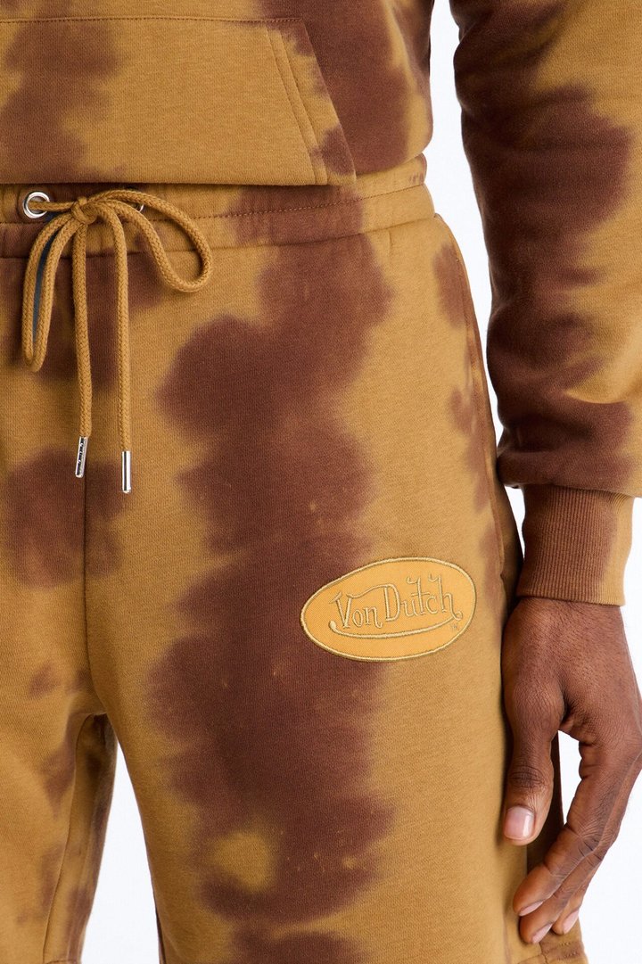Baggy Von Dutch Ranch Most Wanted Sweatshort - Brown